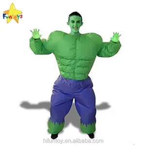 Funtoys CE Şişme Süper Heros Hulk Suit Kostüm