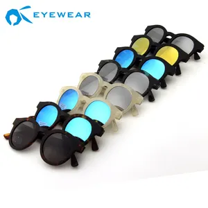 Gafas de sol coloridas de acetato de celulosa con lentes polarizadas CR39 para hombres y mujeres para gafas de sol unisex de bajo precio