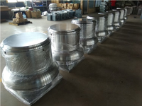 Ventilateurs d'extraction de fumée industriels en aluminium pour cheminée, haute température, pour toit