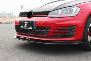 In Fibra di carbonio MK7 Paraurti Anteriore Labbro per <span class=keywords><strong>VW</strong></span> <span class=keywords><strong>Golf</strong></span> <span class=keywords><strong>VII</strong></span> 7 GTI 2014 - Product Image 4
