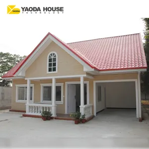 Lage Prijs Kerala Moderne Kleine Villa Architectuur Ontwerp Geprefabriceerde Luxe Villa Licht Staal Pre Fab Huis Villa