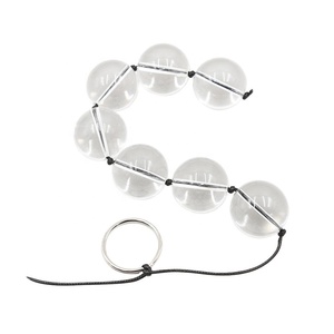 4 grootte optie Medische Kristalglas anale kralen, Volwassen Mode Echt Gevoel Masturbatie Gereedschappen anale kralen sex - Product Image 4