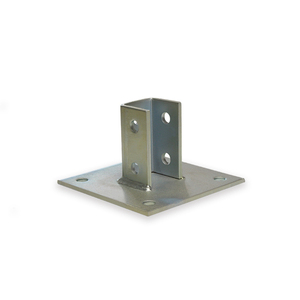 חם לטבול פלדה Unistrut ערוץ אבזרי אביזרי מגולוון פלדה הודעה כיכר בסיס צלחת - Product Image 6
