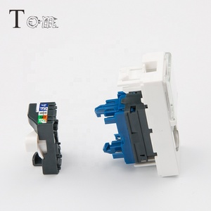 TOM-KJ-L-1 22.5*45 Mét Pháp Loại UTP <span class=keywords><strong>Cat6</strong></span> Toolless <span class=keywords><strong>Keystone</strong></span> Jack Legrand Phong Cách <span class=keywords><strong>Keystone</strong></span> Jack Nối - Product Image 3