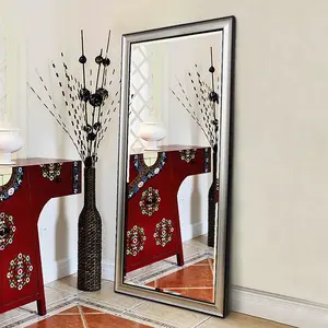 寝室用スタンディングミラー中国カスタム装飾壁デザインドレス
