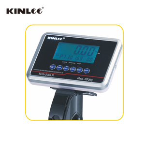 Inteligente IMC función de Banco de escala, Escala de plataforma con pantalla LCD (12x6 cm) + alta metro (60-210 CM) con S/S plataforma + Mat Polo negro - Product Image 2