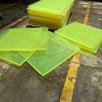 Tube en caoutchouc PU durcissant, fabricant chinois en polyuréthane, couleur jaune clair, diamètre de 100mm, vente en gros