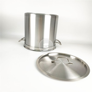 Articoli Da Cucina di alta Qualità In Acciaio Inox Zuppa di Bassa Pressione Calderone Pentola - Product Image 5