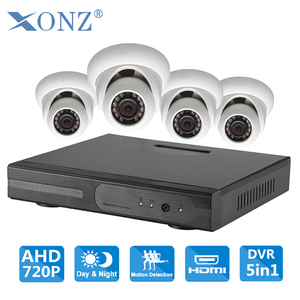 Alibaba <span class=keywords><strong>Mejor</strong></span> venta CCTV sistemas de vigilancia de vídeo Full HD 1080 P 720 P 4CH Cámara DVR <span class=keywords><strong>kit</strong></span> de BRICOLAJE - Product Image 4