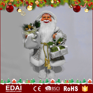 Décor de noël OEM de grande taille 80 cm, en tissu chair debout, avec sac cadeau disney - Product Image 4