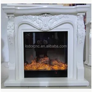 lowest price china LED deco Wooden Standing Free electric fireplace
