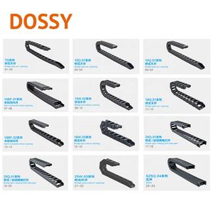 Protecteur de chaîne de câble en plastique, sans ouverture, chaine de traînage, porte-fil PA66, série 10 - Product Image 3