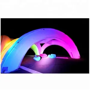 Special event inflatable light structure dome tent /giant inflatable arcade dome / inflatable arch tent for advertising