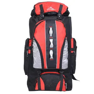 Mochila de escalada grande à prova d' água, para atividades ao ar livre, masculina e feminina, camping, bolsas de viagem, com capa de chuva