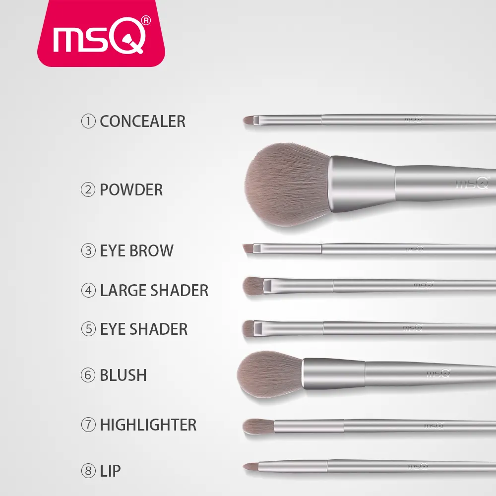 Eyeshadow Brush Private Label MSQ 8pcs Pro Makeup Brushes Set Pincel Maquiagem Eyeshadow Maku Up Brushes Beauty Tools Best Sellers 2018 Private Label
