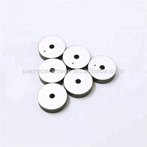 Disk balık bulucu Piezo baryum Piezo seramik piezoelektrik seramik OD50.45 * ID9.28 * 200KHZ ultrasonik dönüştürücü 200khz - Product Image 1
