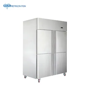 A quattro porte ventola di raffreddamento in posizione verticale commerciale frigorifero 910l commerciali cucina frigorifero