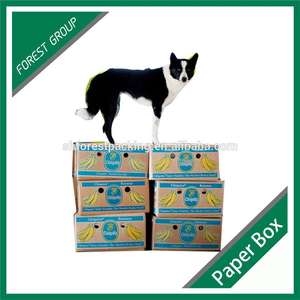 PAS <span class=keywords><strong>CHER</strong></span> PRIX PACK FEL PLIÉ PAPIER CARTON BOÎTES POUR L'EMBALLAGE BANANES FRAÎCHES TOP VENTE - Product Image 1