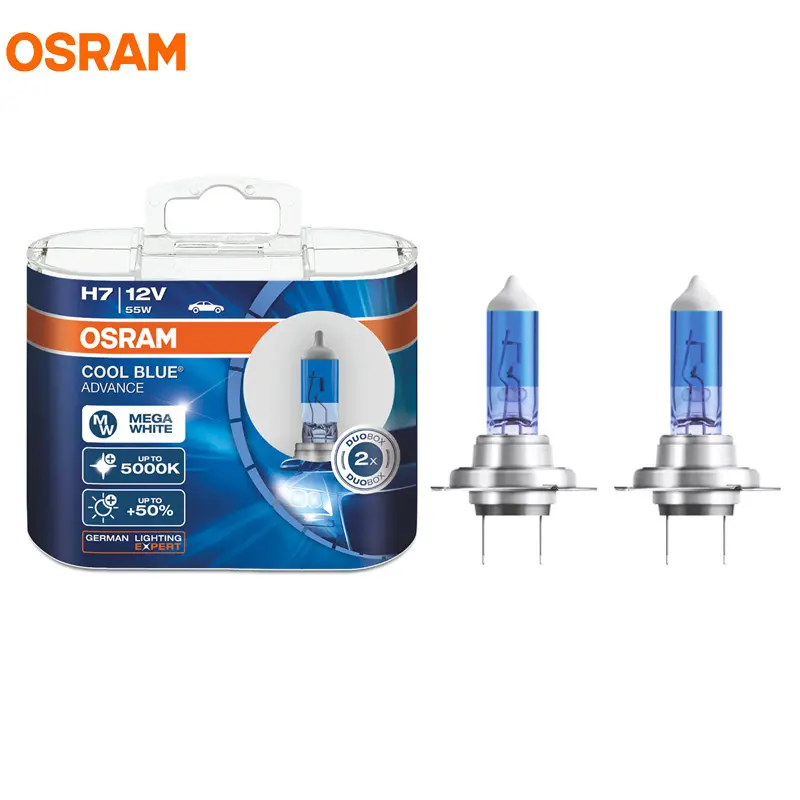 Osram H7 12V 55W 5000K 62210CBA PX26d Cool Blue Advance Xenon Halogeen Auto Koplamp