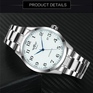 Người Chiến Thắng T Tối Giản Kinh Doanh Tự Động Đồng Hồ Cơ Khí Người Đàn Ông Thép Không Gỉ Dây Đeo Tay Màu Xanh Lịch Mens Đồng Hồ Thương Hiệu Hàng Đầu Sang Trọng - Product Image 5