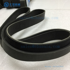 04120-21744 V-Riem Set voor S6D95L-1 Motor Waterpomp <span class=keywords><strong>Fan</strong></span> Drive Graafmachine PC200-6 Airconditioner Riem 04121 -21757 Onderdelen - Product Image 2