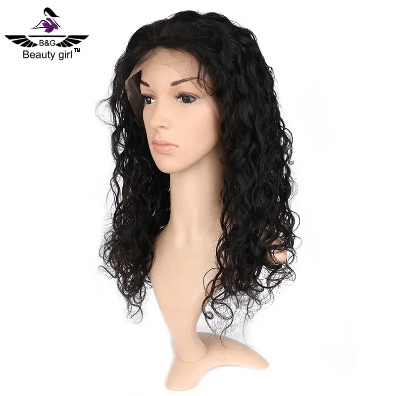 Beauty girl ready to ship products mongolian hair topper Straight lace frontal Human Hair Wigs For Black women