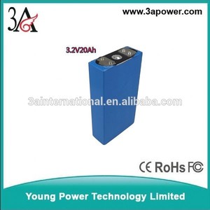 خلايا البطارية lifepo4 3.2v 20ah 3c التفريغ حياة طويلة مع بطاريات الليثيوم الصف السيارات توازن ممتاز - Product Image 1
