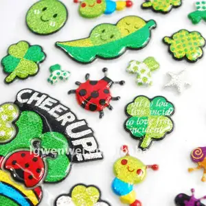 Mode Stiker Gembung GLITTER Populer