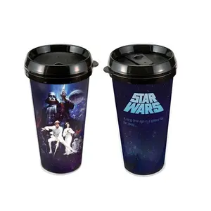 450mL DIY papel de doble pared insertar taza de viaje publicidad vaso calentado taza de café