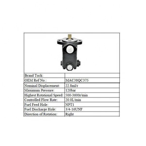 ปั๊มพวงมาลัยเพาเวอร์38QC375สำหรับ macktrucks - Product Image 3