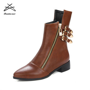 2018 stivaletto multifunzionale alla caviglia, scarpe da <span class=keywords><strong>donna</strong></span> con stivale a basso prezzo - Product Image 2