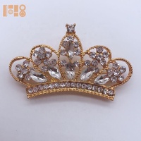 Broche personnalisée couronne cristal strass broches broche musulmane Hijab écharpe broches