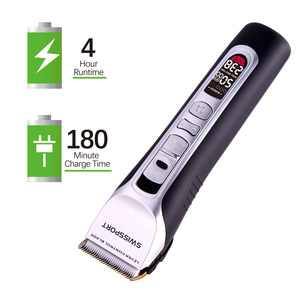 Batería recargable <span class=keywords><strong>de</strong></span> iones <span class=keywords><strong>de</strong></span> litio, pantalla LCD, cortapelos sin cable para hombres - Product Image 3