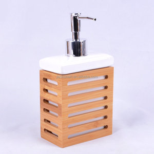Artículos <span class=keywords><strong>para</strong></span> el hogar Madera <span class=keywords><strong>de</strong></span> bambú natural 6 piezas Juego <span class=keywords><strong>de</strong></span> <span class=keywords><strong>accesorios</strong></span> <span class=keywords><strong>de</strong></span> baño <span class=keywords><strong>de</strong></span> cerámica <span class=keywords><strong>para</strong></span> decoración del hogar - Product Image 6