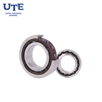 Roulement de broche CNC haute vitesse UTE 7006 P4, roulement à billes à contact angulaire de haute précision avec billes en céramique, acier