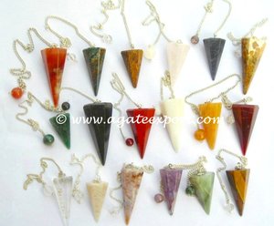 Fabricante de Péndulos de Ágata Estilo Feng Shui, Péndulos de Cristal de Radiestesia Tallados a Mano, Recuerdos para el Amor - Product Image 1