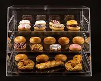 Achetez des boîte de présentation acrylique transparente de boulangerie  autoportants avec des designs personnalisés - Alibaba.com