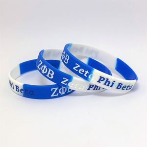 Bracelet en silicone Zeta Phi <span class=keywords><strong>Beta</strong></span> 1920 de la Greek Store Zeta Phi <span class=keywords><strong>Beta</strong></span> - Product Image 4