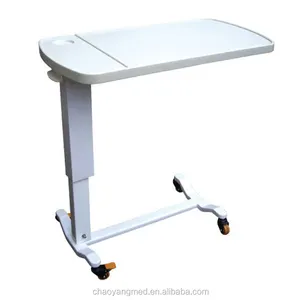 Manufacturers good quality used hospital bedside tables laptop mobility trolley table for bed