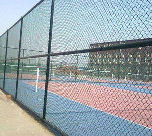 Factory Price Diamond <strong>Wire</strong> <strong>Mesh</strong>/6ft Black Vinyl Coated Galvanized Chain Link Fence Per Sqm Weight