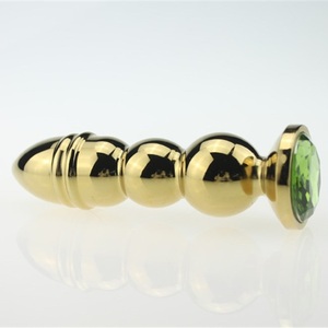 Vrouwen Anale Vagina Sex Gouddraad 3 Ballen Grote Anaal Plug - Product Image 2
