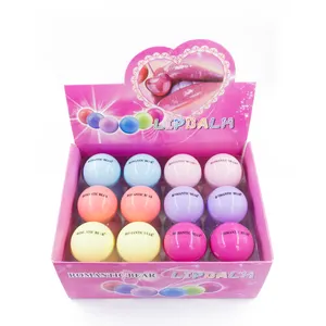 Goodly Romantis Beruang 6 Warna Label Pribadi Buah Bibir Balsem Kosmetik