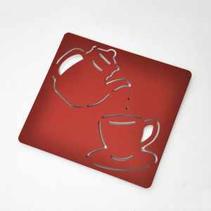 Design habile joli sous-plat en forme d'os de poisson blanc - Product Image 3