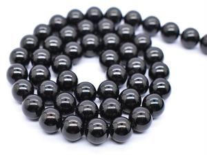 Commercio all'ingrosso AA Grado Liscio Naturale di Fascino Della Pietra Preziosa <span class=keywords><strong>Tormalina</strong></span> <span class=keywords><strong>Nera</strong></span> Rotonda Perline di Pietra Allentati Per Monili Che Fanno - Product Image 2