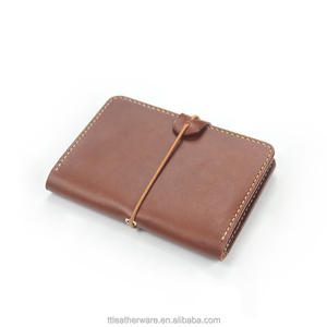 Custom Design Genuine Leather Passport Cover with <b>Card</b> Slot - Product Image 3