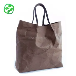 washable paper fabric Shopper made of washable kraft paper