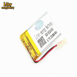 Small rechargeable 3,7 V Li-ion LiPo battery 332433 210 mAh for toys - Product Image 4