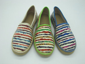 GRS New Style Most Comfortable Flat <strong>Pe</strong> Outsole Canvas Espadrille <strong>Shoes</strong> - Product Image 6