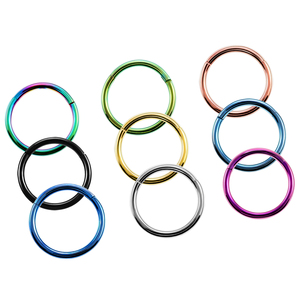 Anneau de nez articulé 20g & 18g, clicker pour téton, piercing pour cartilage d'oreille, tragus, hélix, lèvre - Product Image 4