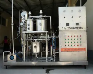 Máquina mezcladora para bebidas carbonizadas, suministro de fábrica, capacidad de 1-2 T/h